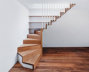 деревянные, лестница, интерьер