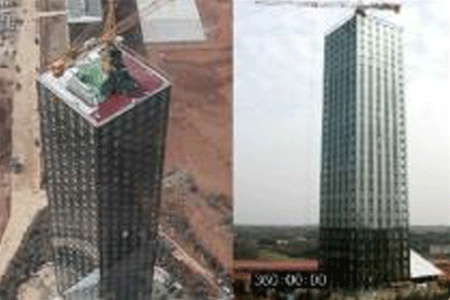 В Китае 30-этажное здание построили за 360 часов. ВИДЕО
