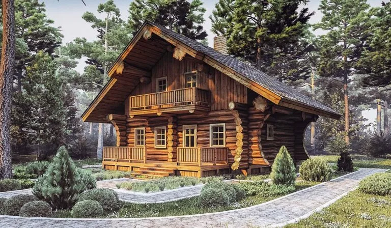 дом ручная рубка