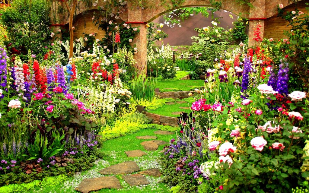 beautiful garden