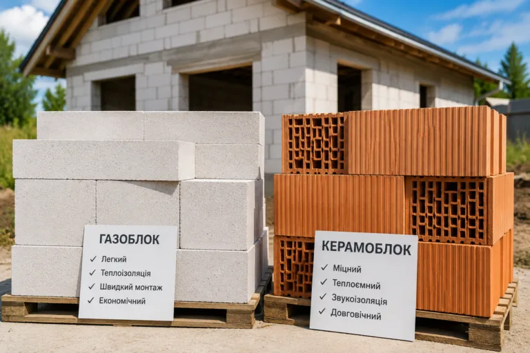 Газоблок чи керамоблок