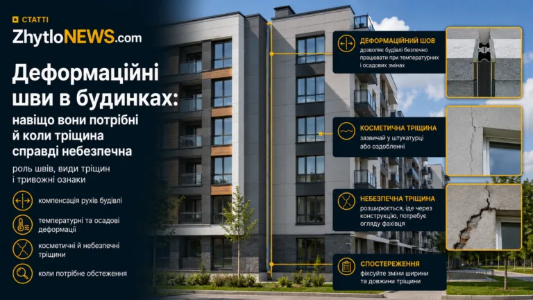 Деформаційні шви в будинках