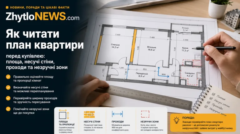 Як читати план квартири перед купівлею