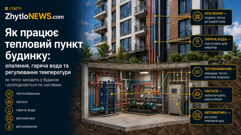 Як працює тепловий пункт будинку