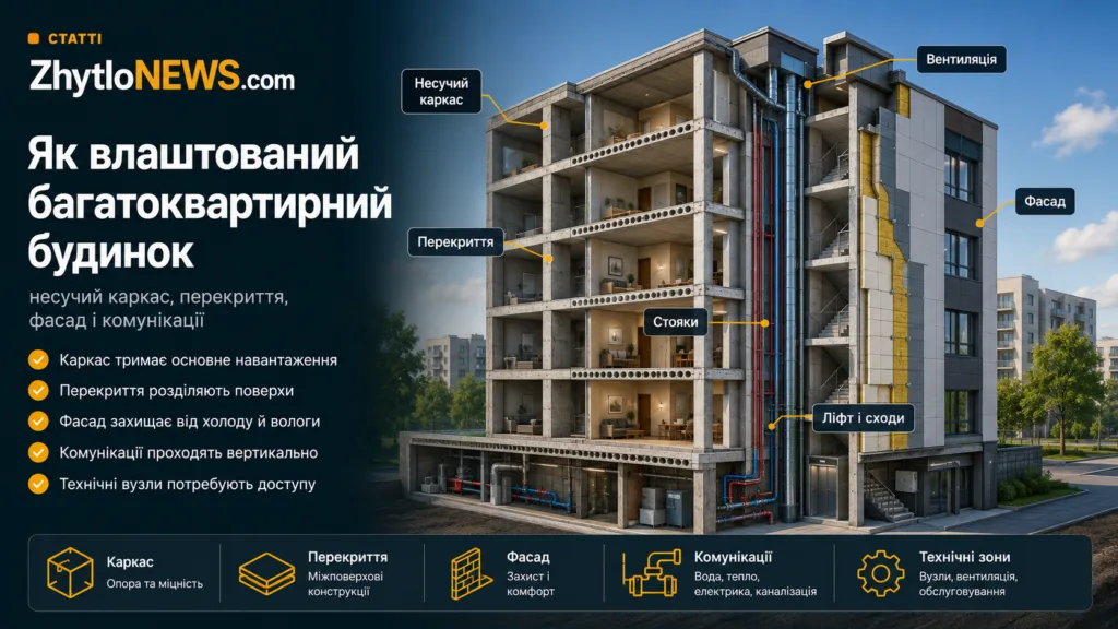 Як влаштований багатоквартирний будинок
