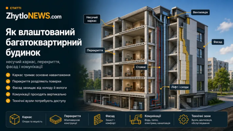 Як влаштований багатоквартирний будинок