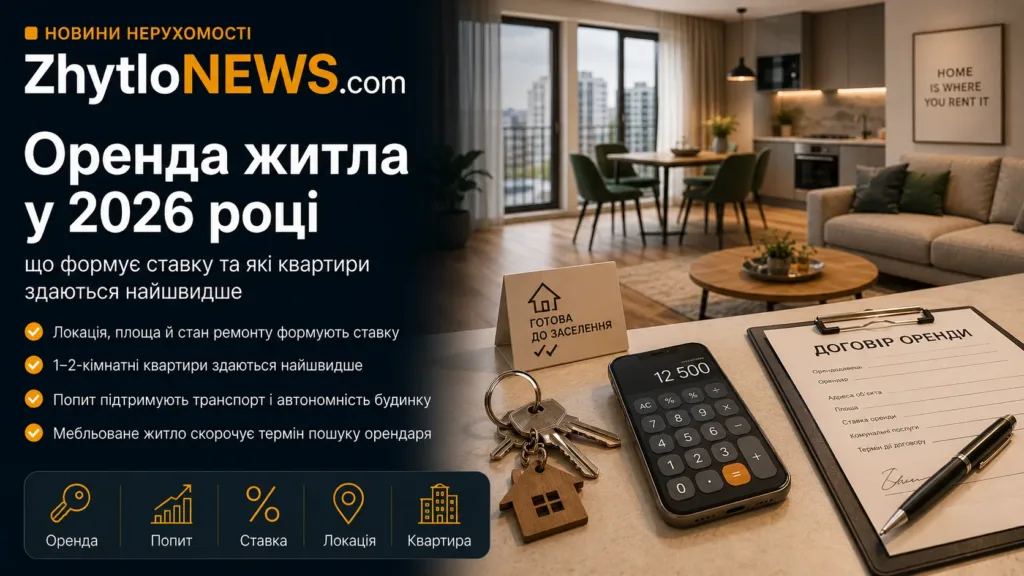 Оренда житла у 2026 році