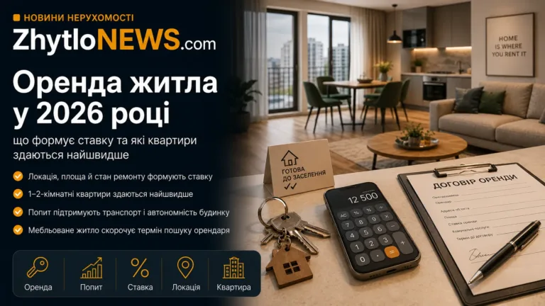 Оренда житла у 2026 році