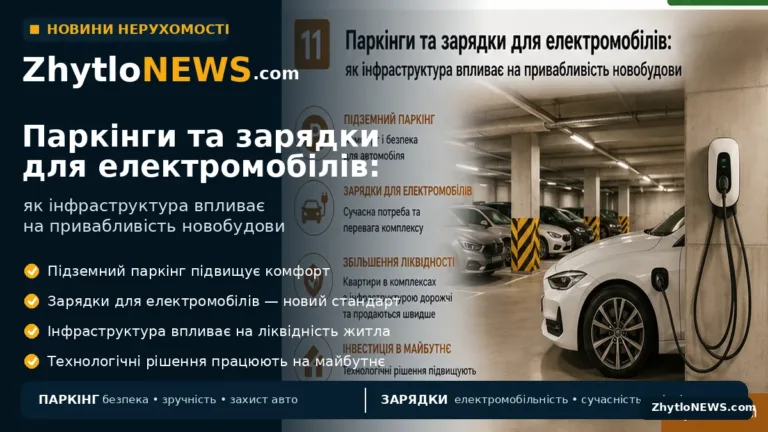 Паркінги та зарядки для електромобілів