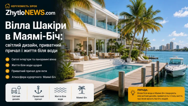 Вілла Шакіри в Маямі-Біч