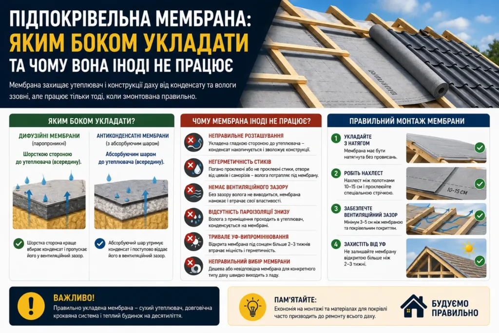 Підпокрівельна мембрана