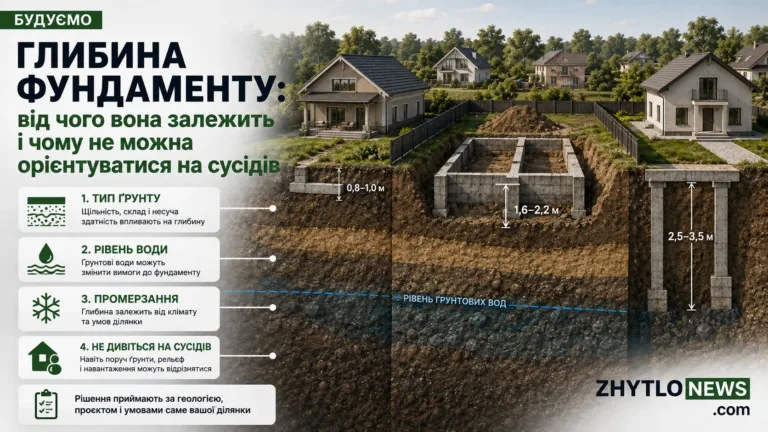 Глибина фундаменту
