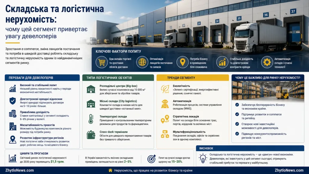 Складська та логістична нерухомість